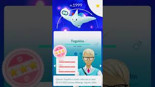 La forma #PERFETTA! #thePERFECTform #TOGEKISS 15-15-15 a 2000PL #PokémonGO