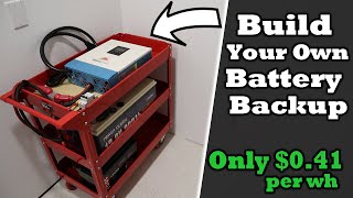 Be Ready For Any Power Outage!  DIY 3000w SunGoldPower - PowerQueen LiFePO4 Home Backup System!