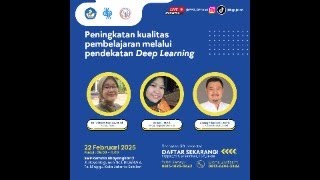 PENINGKATAN KUALITAS PEMBELAJARAN MELALUI PENDEKATAN DEEP LEARNING - Dr. SRI DEWI NIRMALA, M.Pd