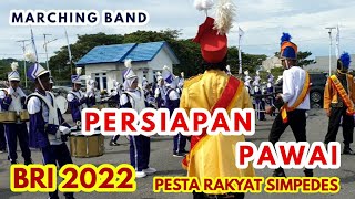 Persiapan Marching Band Sebelum Pawai PESTA SIMPEDES  Masohi pulau Seram Maluku Tengah 2022