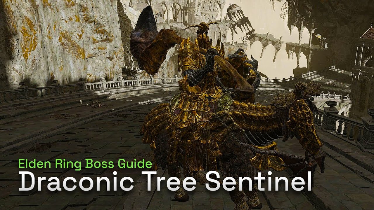 How To Defeat Draconic Tree Sentinel - Elden Ring Boss Gameplay Guide ...