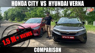 New Honda City vs Hyundai Verna Comparison | Hindi | MotorOctane
