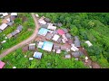 ban jabo hill tribe village thailand from the air drone footage 4k