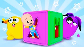 Cuquin’s Magic Color Cube – Learn the Shapes | Cleo & Cuquin | Songs | Kids