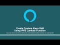 Introduction to Course | Part - 1 | Create custom Alexa skill using AWS Lambda function