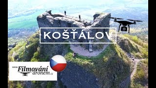 Zřícenina hradu Košťálov | dron DJI PHANTOM 4