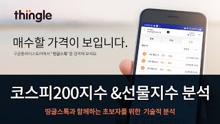 🐸 띵글로 코스피200지수 차트 보는 법 | 2022년 1월 11일 화요일