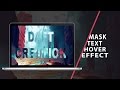 Mask Text Hover Effect | CSS Tutorial