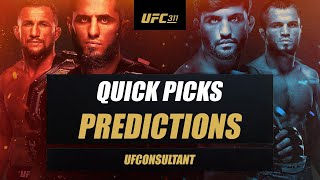 UFC 311: Tsarukyan vs Makhachev - Quick Picks \u0026 Predictions