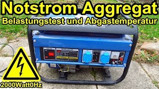 3kW Notstrom Aggregat im Test