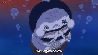 Wadatsumi salva el Sunny Go ! - One Piece 876