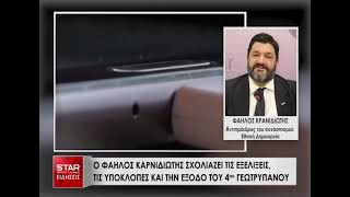 Ο Φαήλος Κρανιδιώτης σχολιάζει την πολιτική επικαιρότητα στο STAR Β. Ελλάδος