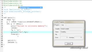 69 malloc and free Functions in C Programming Language Video Tutorial
