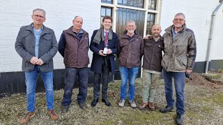 Burgemeester krijgt warm onthaal in Stroe