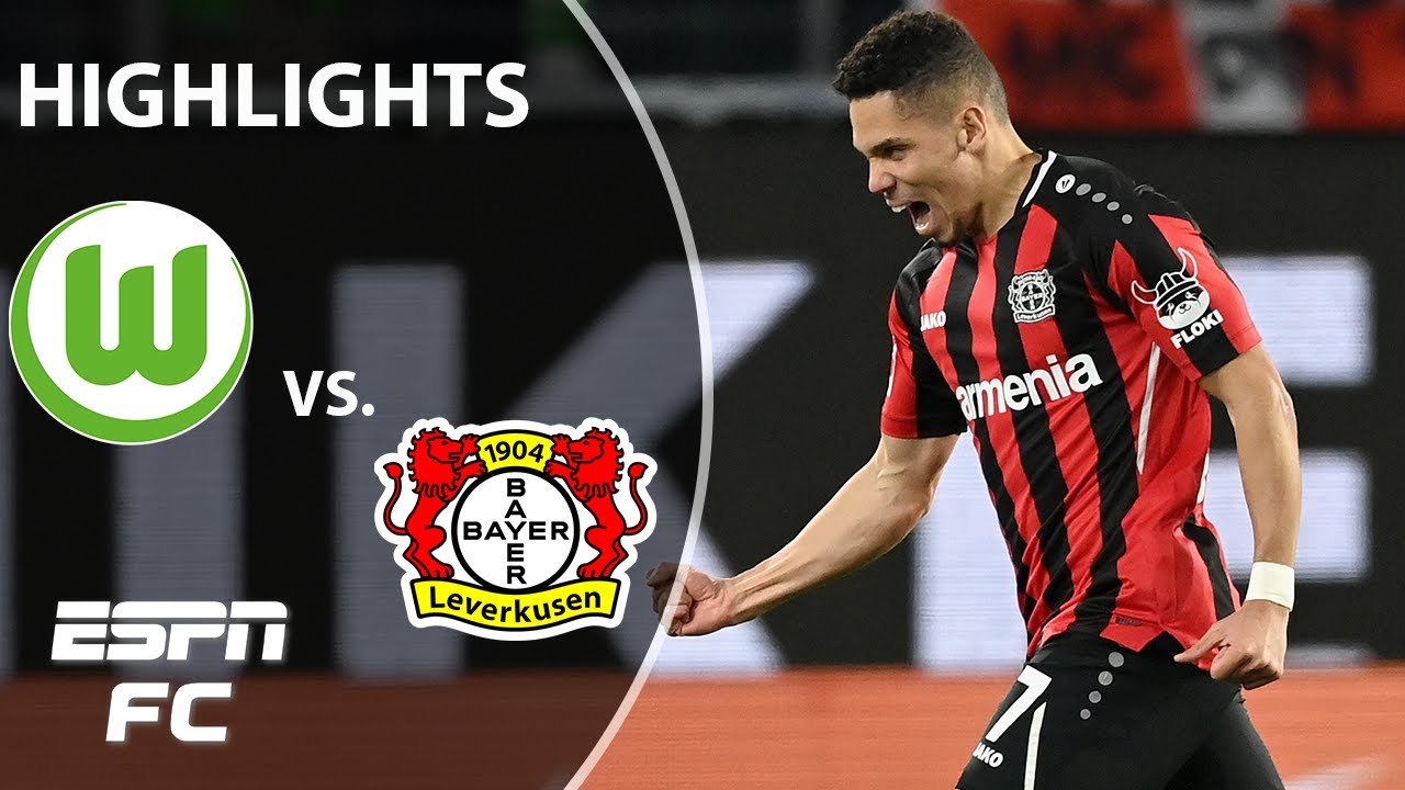 Two LATE Goals Sees Bayer Leverkusen Win Vs. Wolfsburg! | Bundesliga ...