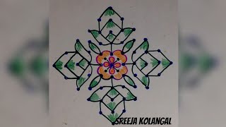 margali madha simple design beautiful design sreeja kolangal