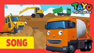 Strong Heavy Vehicles Let's Build a House l Heavy Vehicles Song l Tayo the Little Bus