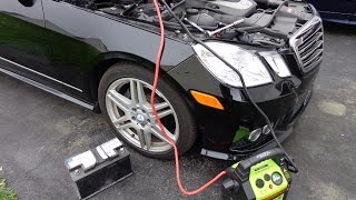 DIY w212  Mercedes E350 battery replacement