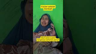 Perbedaan diawal nikah dan 2 bulan menikah #viralvideo #komedi #komedy #lucu #komedikocak