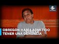 Alfonso Obregón sabía que tenía acusación por agresión sexual