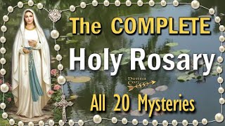 ALL 20 Mysteries of the Holy Rosary, Short Meditations, COMPLETE Twenty Decades, Scenic, Relaxing