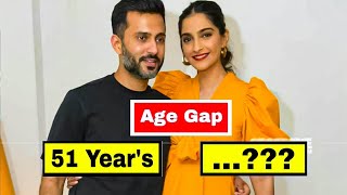 Shocking Age Gap in between Sonam Kapoor and Anand Ahuja // 51 Years &  Sonam ..??