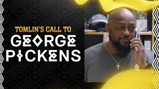 2022 NFL Draft: Tomlin's call to Pickens (April 29) | Pittsburgh Steelers