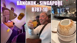 SINGAPORE AIRLINES Business Class B787-10 | Brand New Aircraft BKK - SIN