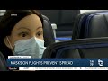 Study: Masks on flights prevent spread