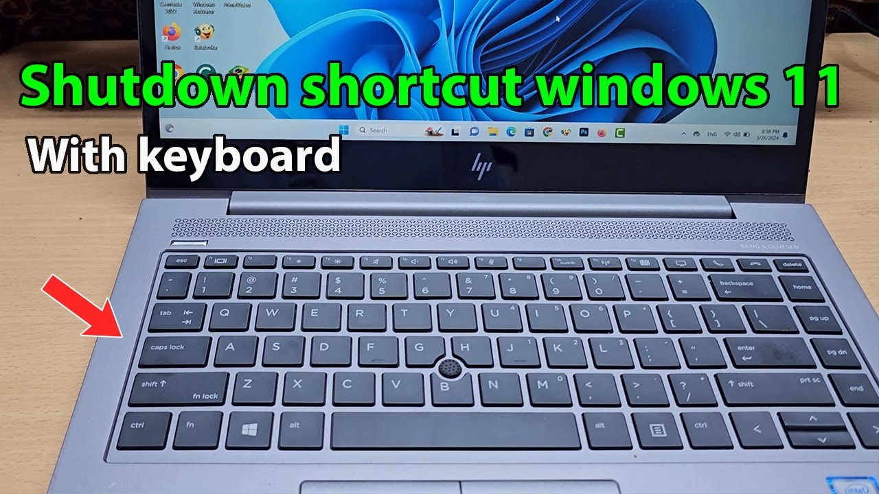 How To Shut Down Laptop With Keyboard Windows 11 Youtube