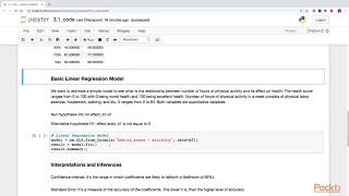Fundamentals of Statistics & Visualization in Python: Linear Regression: Big Picture | packtpub.com