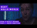 Rust's Hello World under the hood