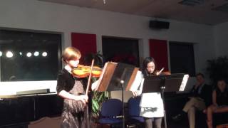 Irene and Olga, Bach Concerto for Two Violins BWV 1043