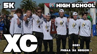 2021 FHSAA 3A Region 1 Boys 5K