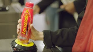 Lucozade Energy - Unstoppable Bottles in Oxford Circus