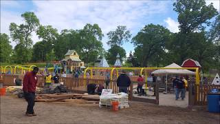 Christianson at Willmar's Destination Playground - Community Build 2017