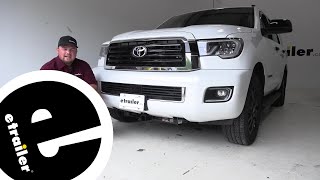 etrailer | Installation: Curt Front Mount Trailer Hitch Receiver on a 2019 Toyota Sequoia