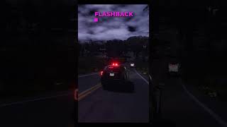 Cop Car Crash #3 flashback ⚡️ 😱 BeamNG Drive #shorts #beamngdrive