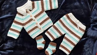 crochet baby boy sweater ,pant \u0026 shocks/ কুশিকাটার ছেলে বাবুদের জন্য সোয়েটার ,পাজামা এবং মোজা। #diy