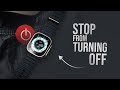 How to Stop Apple Watch from Turning Off (tutorial)