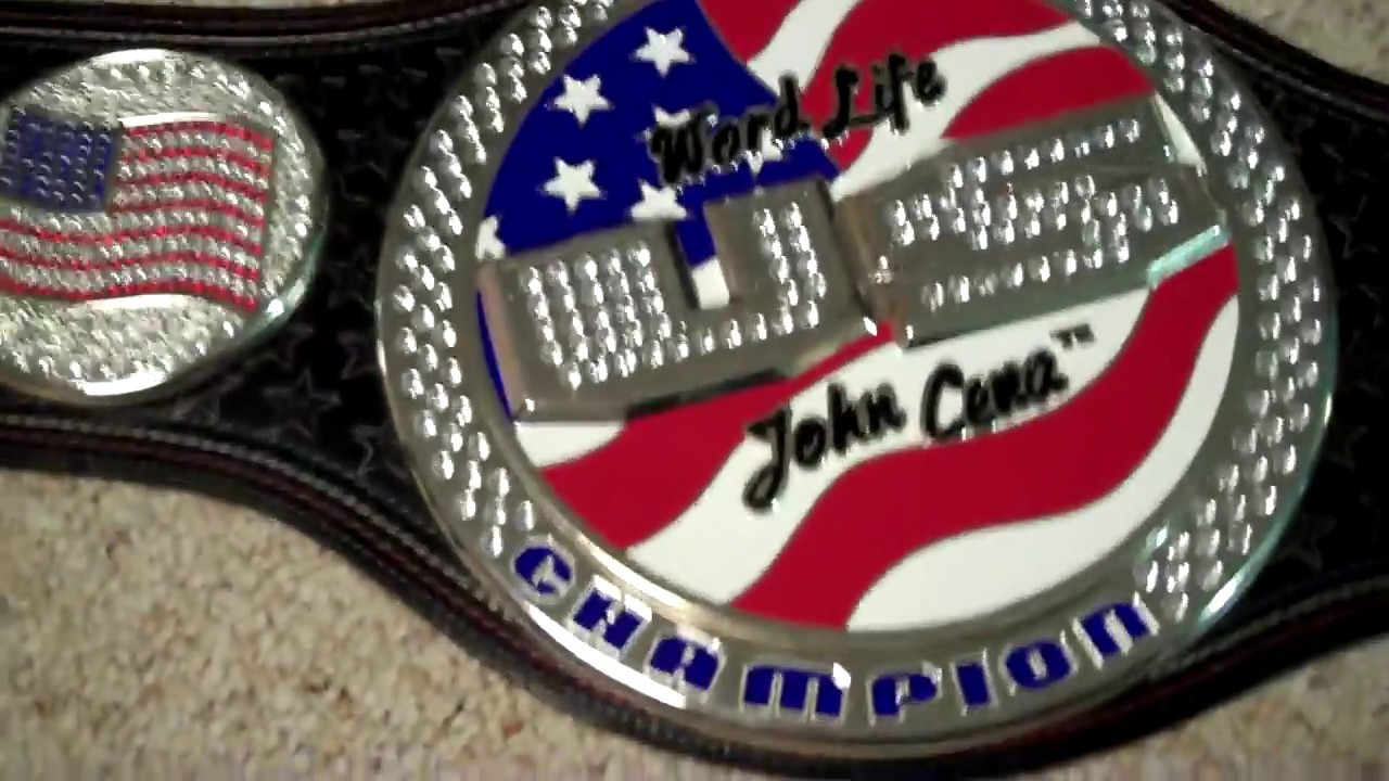 John Cena Spinner United States Championship Replica Title Belt ...