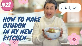 How To Make Gyudon In My New Kitchen- A Day With Bec