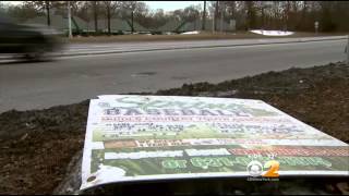 Brookhaven Residents Fed-Up With Roadway Signs
