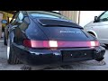 porsche carrera 911 rs c2 mod. 964 from 1991 startup engine sound