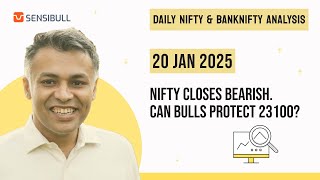 NIFTY \u0026 BANK NIFTY Analysis for Tomorrow | Stock Market Outlook | 20 January 2025, Monday