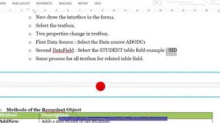 Database handling using Data Bound & ADO