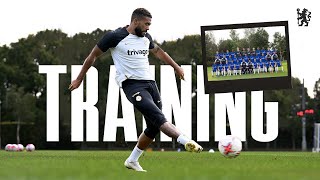 BTS TRAINING \u0026 CHELSEA MEN'S FIRST TEAM PHOTO | Burnley v Chelsea | Premier League 2023/24