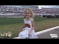 trump does epic air force one flyover rips laps in the beast at daytona 500 crowd roars for trump