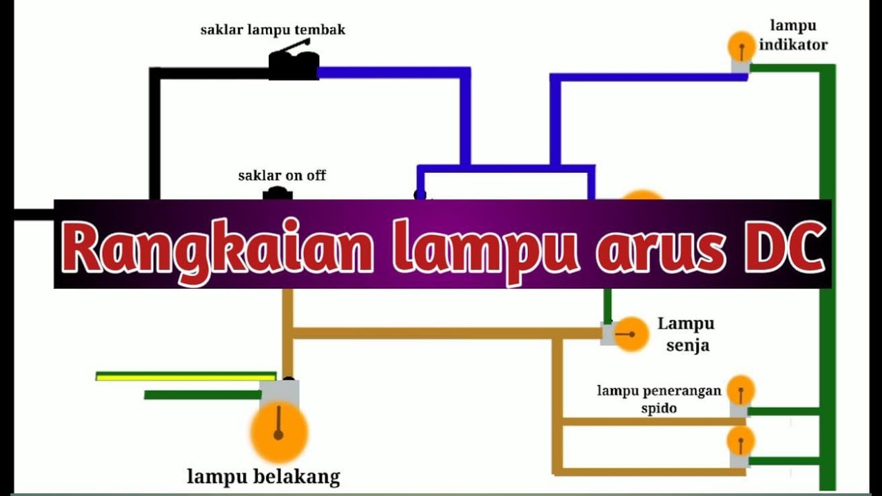 Rangkaian Lampu Arus DC Pada Sepeda Motor #1 - YouTube