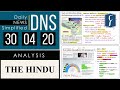 THE HINDU Analysis, 30 April 2020 (Daily News Analysis for UPSC) – DNS